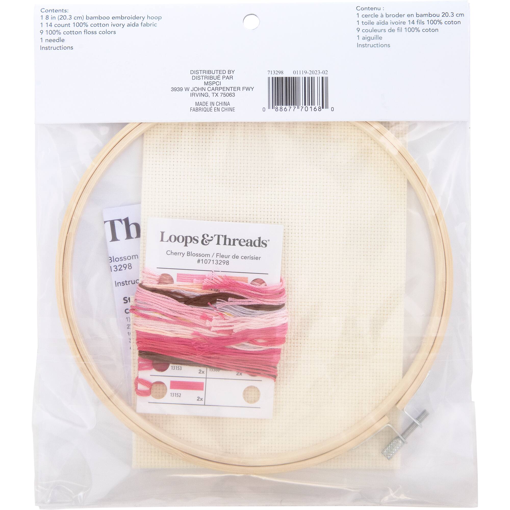 Cherry Blossom Cross Stitch Kit by Loops & Threads®